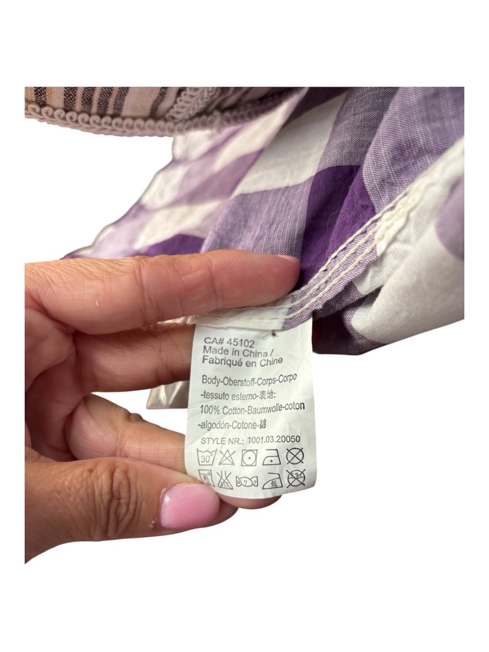 Scotch & Soda Amsterdam Purple White Plaid Button Down Shirt Long Sleeve - Picture 8 of 9